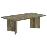 Orleans Furniture - Coaster - Andando Rectangular Solid Wood Coffee Table Mango Brown - 708498